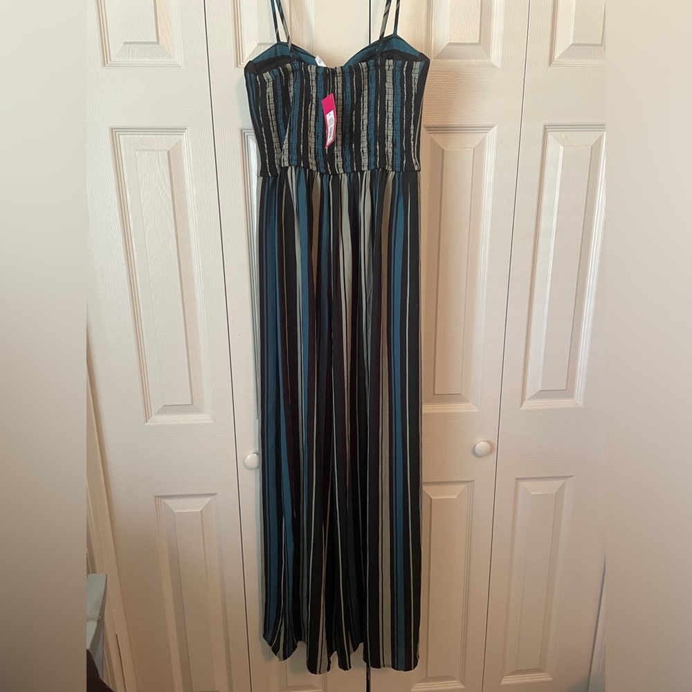 Xhilaration Striped Jumpsuit - Picture 3 of 7
